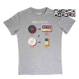 Прикольные футболки: Music Evolution